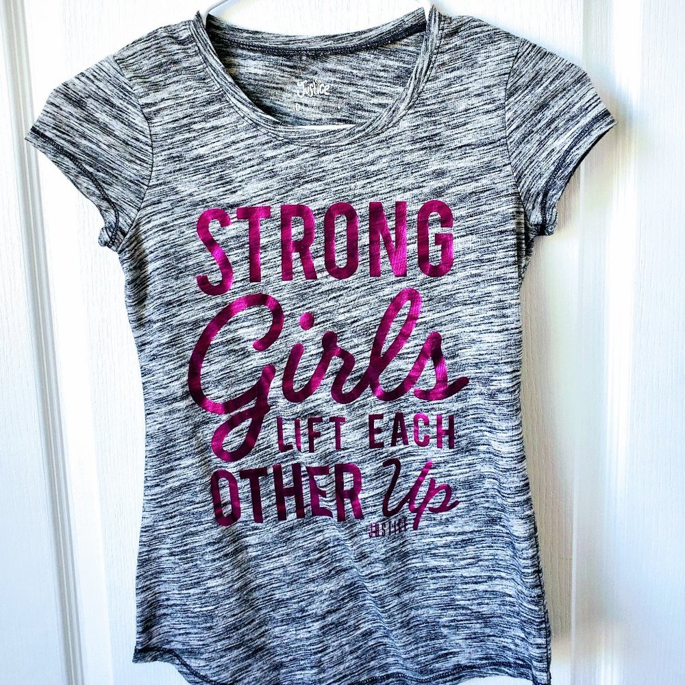 Justice T Shirt "Girls Lift Each Other Up"